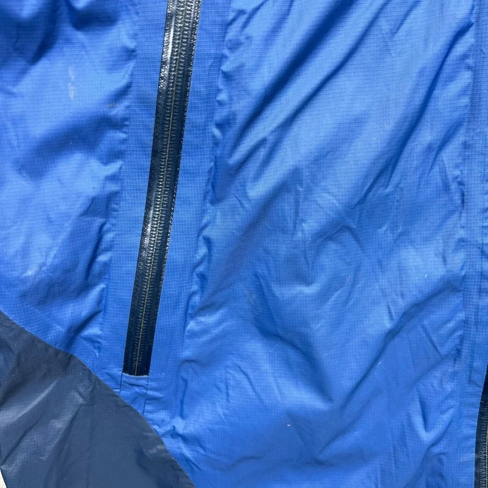 Columbia Titanium Jacket Mens Large Blue Black Omni-Tech Interchange Waterproof